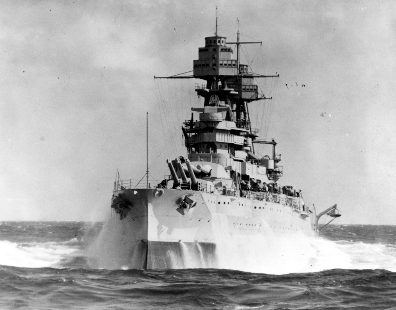 USS Arizona after her 1929 to 1931 reconstruction