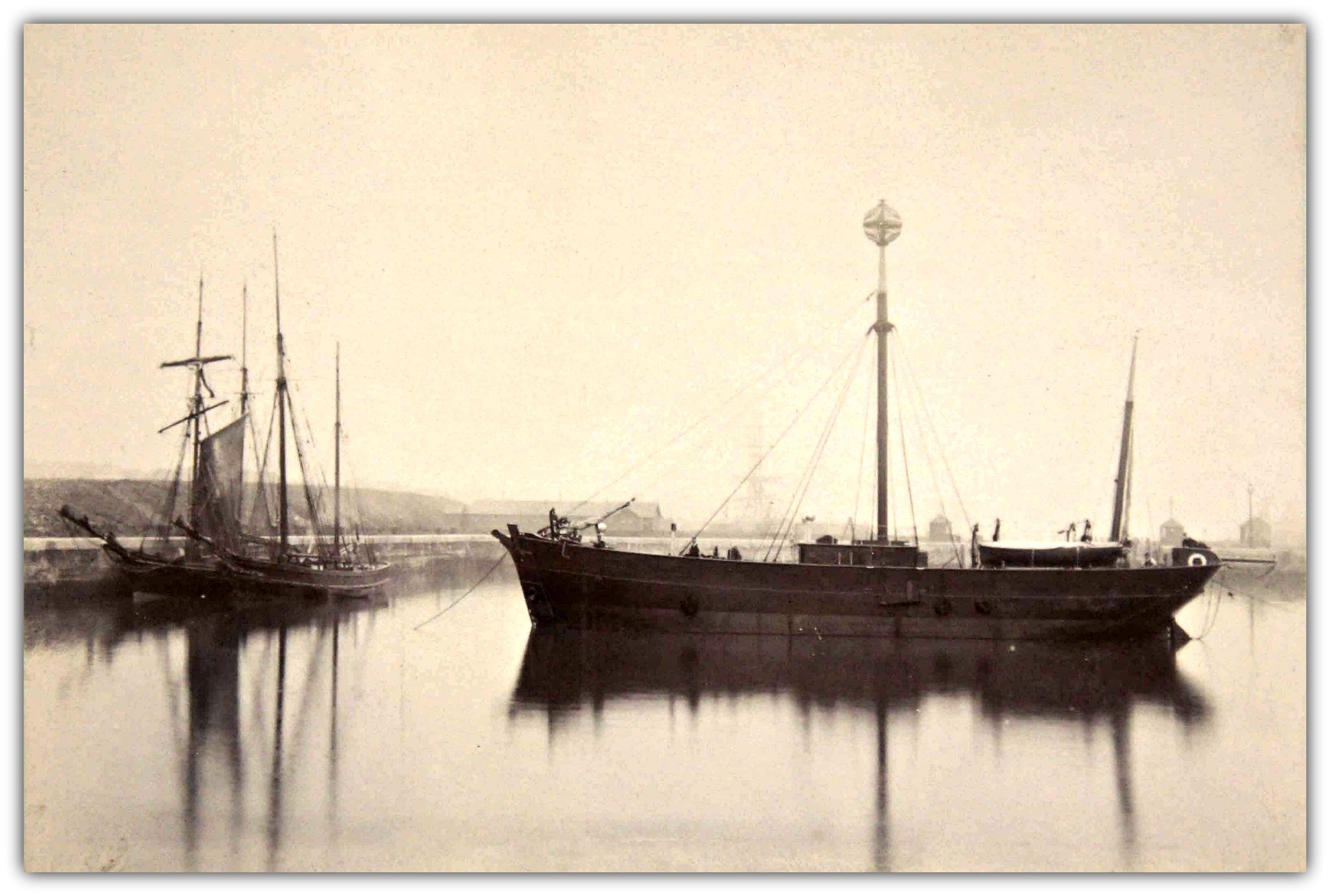 Historic lightship believed to be Guillemot or her sister Shearwater