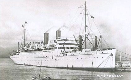 Historic photograph of SS Cuba