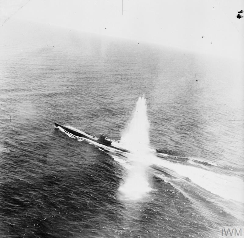 Historic photograph of U-755, a U-boat similar to U-1995